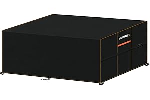 HEIMUNI Copertura per Mobili da Giardino 210x110x75cm Telo Tavolo Esterno Impermeabile Telo Copri Divano da Giardino Copertura da Tavolo da Giardino Telo Copri Tavolo Esterno Copridivano Esterno