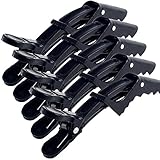 Neverland 5 x Pro Salon Hairdressing Plastic Shark Crocodile Sectioning Hair Clips Claws Black