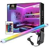 RGB 16 Color Operated Rod Strip Led Color Changing Led Light SB-6540 (Transparent, 1 Meter)