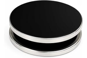 Vidsmow Support Magnétique de Voiture, Fixation Métal Robuste avec Aimants Puissants, Adhésif Tableau de Bord, Installation Rapide