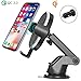 Produktbild Wefunix Fast Wireless Charger Auto Qi Ladestation Auto Qi Ladegerät KFZ mit Handy-Halterung, 7,5W Schnelles Laden für iPhone XS Max XR X 8 Plus, 10W für Samsung Galaxy S10 S9 S8 S7 Note 9/8 usw - CC80
