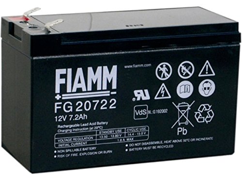 Preisvergleich Produktbild Batteria Fiamm al Piombo 12V 7,2Ah Faston 6,3mm