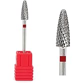 Natury Nails Tungsten Carbide Milling Cutter for Nail Art Manicure Pedicure Nail Polish Acrylic Nail Gel Nail Corn Shape Dril