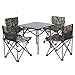 Produktbild xy Klapptisch- Outdoor Klapp Aluminium Tisch Und Stuhl Set Angeln Stuhl Hocker Portable Picknicktisch Stuhl 1 Tisch 4 Stühle
