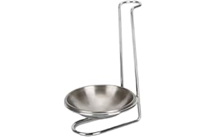 Supporto per cucchiaio,Rtengtunn Portaoggetti in acciaio inox Supporto per coperchio Supporto verticale Portaoggetti per pentole Organizzatore Accessori da cucina Utensili da cucina