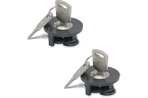 Taicols 2 Stück Steckdosenschloss mit 4 Schlüssel, Sicherheitsverriegelung, Stromdiebstahl Verhindern, Verhindert Kontakt von Haustier Kindern mit elektrischen Geräten, für den Innen und Außenbereich