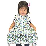 BIB-ON, A New, Full-Coverage Bib and Apron Combination for Infant, Baby, Toddler Ages 0-4+. One Size Fits All! (Elephants)
