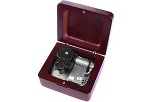 Sinzyo The Legend of Zelda Caja de Música de Madera Vintage Navidad San Valentín Cumpleaños Regalo (Caja de Madera roja)