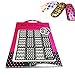 Goldenssy 1x Template Model Sticker Decal Pierced for Nail Art Stamping Prints Pattern Spots