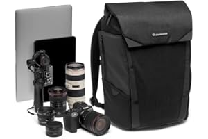 Manfrotto Chicago Medium Multipurpose Backpack for Carrying Camera and Accessories Made of Water Resistant Material Photo Backpack with PC and Tablet Compartment with Tripod Mount