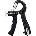 ANSIEDIO 10-60Kg Hand Grip Strengthener, Automatic Counting Adjustable Resistance Hand Gripper Exerciser Grip Strength Trainer with Counting