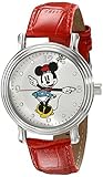 Disney Damen-Armbanduhr w001874 Minnie Mouse Analog Display Analog Quarz Rot
