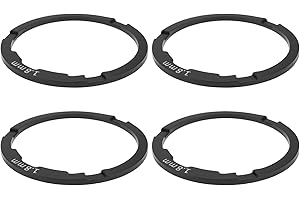 OTOTEC Lot de 4 Entretoises de Cassette de Vélo (1,8 Mm) Compatible avec Shimano HG 11 Vitesses Corps de Roue Libre