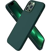 Apple iPhone 13 Pro Max Kılıf 6.7 ile Uyumlu, Uruchi İnce Sıvı Silikon 3 Katmanlı Tam Kaplamalı Yumuşak Jel Kau&ccedil;uk Kılıf Kapa