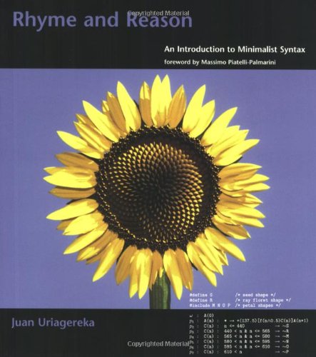 Rhyme & Reason - An Introduction to Minimalist Syntax livre
