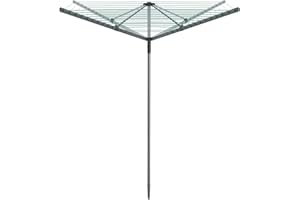 ‎INNOTIC Innotic Regenschirm Wäschespinne Faltbar Tragbar Wäscheständer Turm Einziehbar Wäschespinne Draußen wäschespinne für Balkon Camping Standtrockner (4-armig, 50 m)