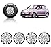 Auto Pearl - Premium Quality Car Full Wheel Cover Caps Silver and Black 14 Inches For - Maruti Suzuki Swift Old RS.1349.00