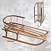 Produktbild Rawstyle Schlitten mit Rückenlehne & Zugleine Holzschlitten Kinderschlitten Holz **NEU**