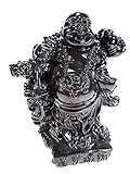 Gewicht: ca. 720 Gramm Glücks Buddha schwarz 14 x 11 cm Geldsack Münzen Asien Deko GDET B52