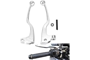 Majatou Levier de Frein Moto pour Yamahaa YZ80/YZ125/TW200 - Levier D'embrayage Moto, Poignée De Frein en Alliage d'Aluminium