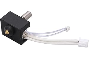 SEPTPENTA Kit de Calentador Del Extrusor para Ender 3 S1, con Termistor NTC100K B3950, Rendimiento Estable, Accesorios de Impresora 3D de Aleación de Aluminio de 260℃ Compatibles con Impresoras 3D FDM