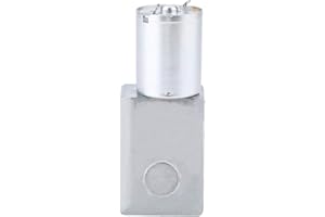 FTVOGUE 12V CC Moteur à Engrenages en Métal à Vis de Couple Élevé Turbo à Vis sans Fin Moteur à Réduction 30 RPM