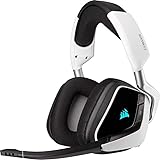 Corsair CA-9011202-EU VOID ELITE RGB Wireless Casque de Gaming Son surround 7.1, Sans-fil 2,4 GHz à faible latence, 12 mètres