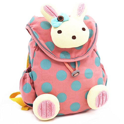BAOSHA KD-02 Mignon Animal Design Petits Enfants Sac à Dos Bambin Sac d'Ecole 3D (Rose)