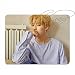 Produktbild Loheag Clinor BTS Mauspad Bangtan Boys Mouse Pad Mouse Mat | Love Yourself | Jungkook, Jimin, V, Suga, Jin, J-Hope, Rap Monster | Beste Geschenk für The Army (Jimin)