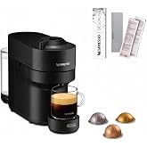 De'Longhi Nespresso Vertuo Pop ENV90.B, Capsule Coffee Machine + Aeroccino Included, 4 Cup Sizes, Spin Technology, Descaler K