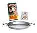 Produktbild Paella-Geschenk-Set 2: Paella-Pfanne Stahl poliert Ø 38 cm, Paella-Reis & Paella-Gewürz