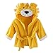 LittleSpring Baby Girls' Bathrobe Animal Cartoon Size 0-3T Yellow