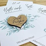  Save the Date Holzmagnet zur Hochzeit