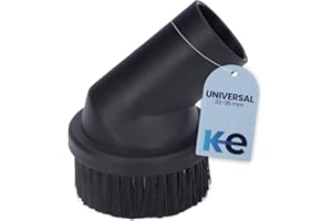 ANAKEL HOME Boquilla Cepillo Aspiradora Universal Compatible con Aspiradoras de 32-35mm de Diámetro | Cabezal Aspiradora Redondo