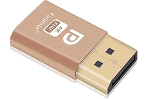 FURJOSTA DP Adapter f黵 virtuelle Anzeige Displayport-Dummy-Stecker Headless Ghost Emulator1080p- 2560x1600p @ 60Hz -1Pack