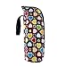 Durable Baby Thermal Feeding Bottle Warmers Bag Mummy Insulation Tote Bag Hang in the Baby Stroller,Brown Floral Pattern