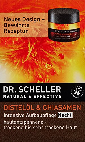 Dr. Scheller Distelöl und Chiasamen Intensive Aufbaupflege Nacht trocken bis sehr trockene Haut, 50 ml - 4