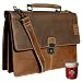 Produktbild BARON of MALTZAHN Aktentasche ARCHIMEDES, 36 cm, braun, Leder + Lederpflege