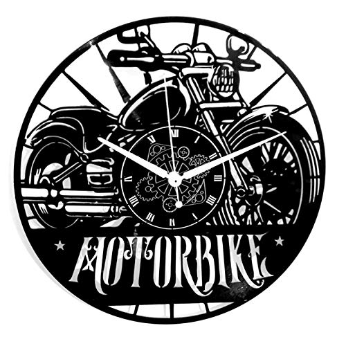 Instant Karma Clocks Horloge Murale en Vinyle pour Moto, Moto, Moto, Homme, Route 33 Tours, Vintage, fabriquée à la Main