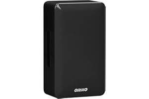 ORNO BREVIS MINI Timbre Electromecánico de Dos Tonos 230V (no tiene transformador incorporado) (Negro)