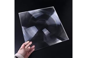 SANKUAI 1 Stück, Groß Solar Quadrat 300 * 300mm Fresnellinse, Brennweite 600mm, Dicke 2mm