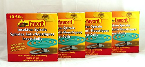 Anti-Mücken-Spiralen von favorit 40 Stück Mückenspirale Insektenspirale Mückenspiralen – Anti Mücken Spirale - 5