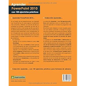Aprender PowerPoint 2010 con 100 ejercicios prácticos (APRENDER...CON 100 EJERCICIOS PRÁCTICOS)