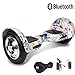 Produktbild Cool&Fun Bluetooth Hover Board Elektro Scooter E-Balance E-Skateboard 10" Luftreifen von Shop Gyrogeek 350X2W (Graffiti)