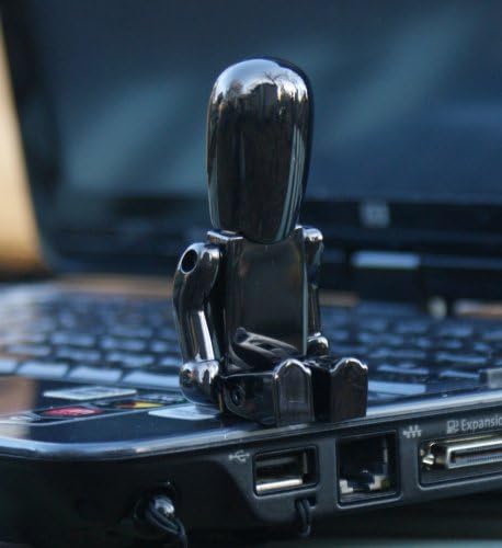 Gun Metal Robot USB Memory Stick - Flash Drive/School/Novelty/Gift