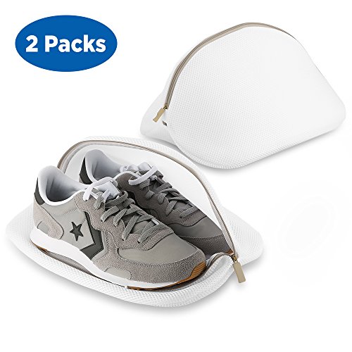 Ecooe 2 Stück Premium Wäschenetz für Schuhe / Sneaker, Multi Schutz Wäschenetz Wäschebeutel für die Reise