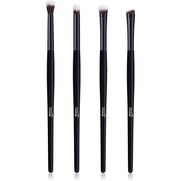 5er Set Abgewinkelte Augen-Make-up-Pinsel – Für Eyeliner, Augenbrauen & Lidschatten – Präzise, Vegan, Leicht Zu Reinigen