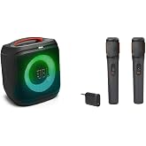 JBL PartyBox Encore Essential 2 Portable Speaker and Wireless Microphone Set