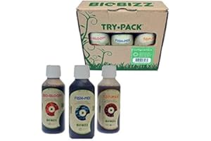 BioBizz Try Pack Outdoor Organic Fish Mix Bio Bloom Top Max Fertilizzanti per piante Starter Kit