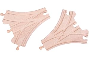 Bigjigs Rail Punti a tre vie (Confezione da 2)